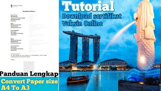 Cara Download Sertifikat Vaksinasi online Singapore dan check di Aplikasi Singpass [upl. by Fernandina]