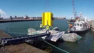 Laminaria Wave Energy Launch in ostend [upl. by Eilama657]