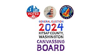 Canvassing Board Certification  Kitsap General Election 2024 [upl. by Mcclain]