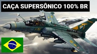 MFTLF O INCRÍVEL CAÇA SUPERSÔNICO 100 NACIONAL O HISTORICO MONSTRO DA EMBRAER [upl. by Sutsuj]