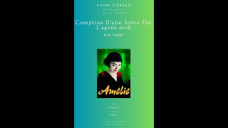 Comptine dun autre été LAprès midi Yann Tiersen for Horn in F and Piano [upl. by Arutek]