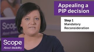 How to Appeal a PIP Decision Step One  Mandatory Reconsideration [upl. by Oicneserc]