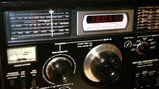 Panasonic RF4800 Shortwave Receiver 40 Meters SSB Marine SSB amp Broadcast Stations SWL [upl. by Gibert]