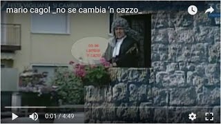 mario cagol no se cambia n cazzo [upl. by Iolanthe]