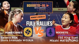 Selena PiekGloria Emanuelle Widjaja vs Misaki MatsutomoTseYing Suet  BDMNTNXL 2024 [upl. by Bernt7]