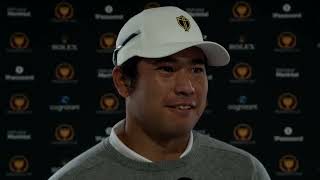 Hideki Matsuyama Wednesday Press Conference 2024 Presidents Cup [upl. by Nerret349]