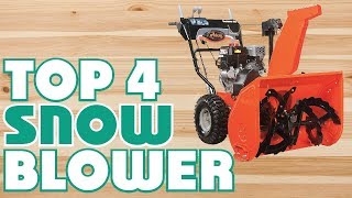 Best Budget Snow Blowers Of 2024  Best Snow Blower Buying Guide [upl. by Atalaya]