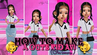 HOW TO MAKE A KID AVI ON IMVU 🔥💕Nyla Vu [upl. by Maxia]