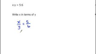 Level 2 Further Maths GCSE  Ratio and proportion equations 2 [upl. by Einiar]