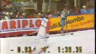 Alpine skiing World Championships Bormio 1985  Mens Slalom [upl. by Orvil854]