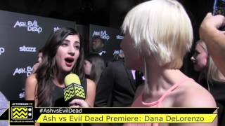 Dana DeLorenzo  The Ash vs Evil Dead Premiere [upl. by Euqinomahs828]