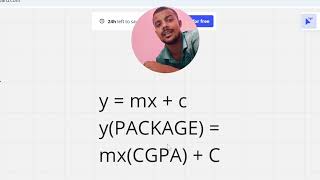 Simple Linear Regression  Y  Mx  C [upl. by Wilmer712]