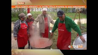 Villa Santo Stefano la Sagra della Polenta di San Sebastiano [upl. by Janaya]