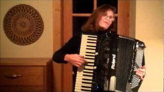 Waltzing Matilda  Australian traditional  played by accordiona [upl. by Ecirtnahs259]