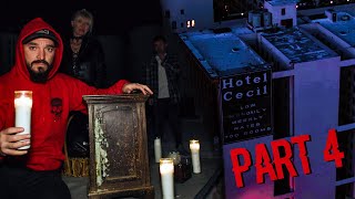 OVERNIGHT in HAUNTED CECIL HOTEL Opening the Dybbuk Box [upl. by Aay]