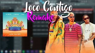 DJ SNAKE quotLOCO CONTIGOquot FT J BALVIN amp TYGA REMAKE  FREE FLP [upl. by Netsuj885]