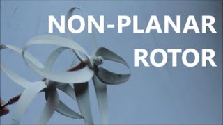 FIRST EVER Nonplanar hydrokinetic two toroidal prop stages rotor RIFLOWATT  PATENT PENDING [upl. by Bodnar]