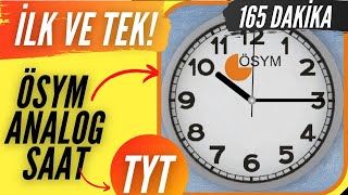 165 DAKÄ°KA TYT SÃœRE SAYACI ANALOG  YKS  Ä°LK ve TEK [upl. by Aserej652]