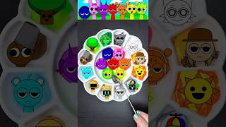 Guess the last character by mixing the colors of all 19 Sprunki satisfying colormixing sprunki [upl. by Suez]