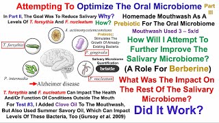 Attempting To Optimize The Oral Microbiome Part 3 A Role For Berberine [upl. by Hadria]