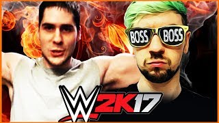 JackSepticEye vs PopularMMOs  Extreme Rules  WWE 2K17  s7e3 [upl. by Anayt]