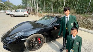 School Se Lene Gaya Piyush Kunali Ko 😍 Super Car Mein [upl. by Annawahs]