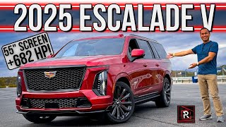 The 2025 Cadillac Escalade V ESV Is An Extra Large amp Luxurious SUV With Insane Tech [upl. by Xeno]