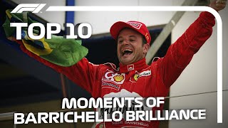 Rubens Barrichellos Top 10 Moments of Brilliance [upl. by Sashenka18]