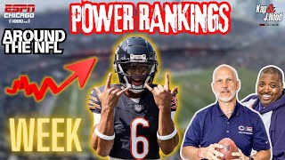 NFL Update The Bears enter the top 10 in NFL Power Rankings  Around the NFL [upl. by Anselmi667]