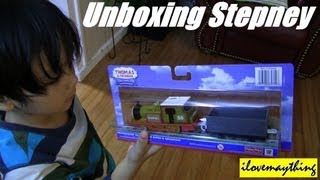 Unboxing STEPNEY  Thomas and Friends Trackmaster Motorized Engine [upl. by Lisha537]