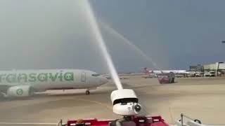 Transavia first flight to lebanon beirut airport [upl. by Sirron]