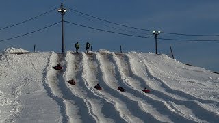 SNOW TUBING MUST WATCH  VERY FUNNY [upl. by Aseretairam]