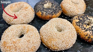 The Easiest Sourdough BAGEL Recipe on YouTube [upl. by Karissa]