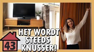 NIEUWE GORDIJNEN TVMEUBEL amp IKEA SHOPLOG 🏠 Verhuisvlog 43  Boncolor 1221 [upl. by Sillert]