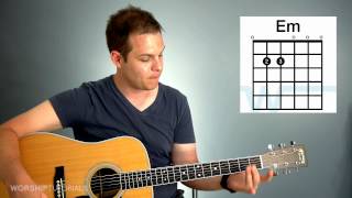 Guitar Lesson  How to play chords in the key of G G C D Em [upl. by Schifra]