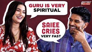 Guru Randhawa amp Saiee Manjrekar Interview on Kuch Khatta Ho Jaye amp Their Fun Banter [upl. by Nuy]