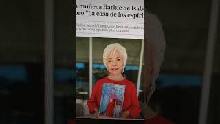 La muñeca Barbie de isabel Allende viene con su libro La casa de los espiritus incluido [upl. by Ahkeber]