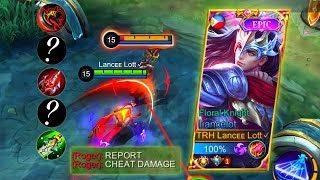 LANCELOT 1HIT DAMAGE BUILD PLEASE TRY [upl. by Emiline956]