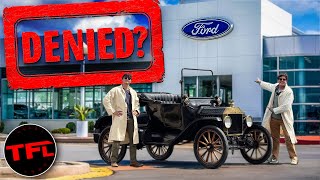 Taking a 100YearOld Model T to a Ford Dealer for Service [upl. by Ssirk]