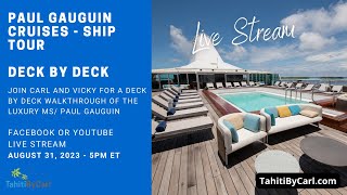 Paul Gauguin Cruise  Ship Tour  Deck by Deck with Tahiti by Carl [upl. by Marney]