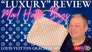 quotLuxuryquot Review  Louis Vuitton Graceful MM Damier Azur [upl. by Mason310]