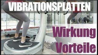 Vibrationsplatte Wirkung und Vorteile [upl. by Lashonda]