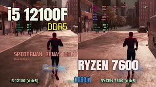 i3 12100 vs Ryzen 7600 ddr5 in 2024 [upl. by Wolk80]