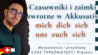 Czasowniki zwrotne w Akkusativ A1 A2 B1 B2 niemieckionline [upl. by Yntirb]