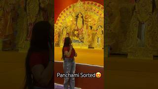 Panchami Sorted😍❤️❣️durgapuja panchami viralvideo pujo shorts [upl. by Assetnoc]