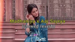 Madhaniya X Aaj Sajeya  Slowed  Reverb  Asees Kaur  Basta Brothers  Dabb Music [upl. by Lemaj858]