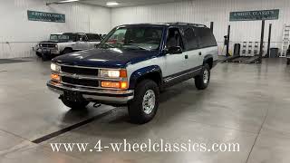 SOLD CLEAN 2 OWNER 34 TON 1996 CHEVY SUBURBAN 2500 LS FROM IDAHO GREAT COLORS [upl. by Josepha]