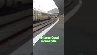 corail Normandie sncf train trainspotting iledefrance tgv railway [upl. by Ossie819]