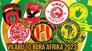 CAF Yatangaza Timu 10 Bora Afrika 2023 Simba na Yanga zatajwa 10 Bora Afrika [upl. by Clemmie476]