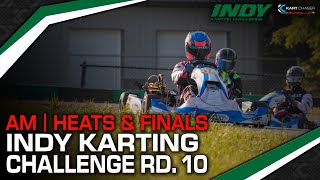 2024 Indy Karting Challenge Rd 10  HEATS amp FINALS AM GROUPS  Whiteland iN [upl. by Ahseela212]